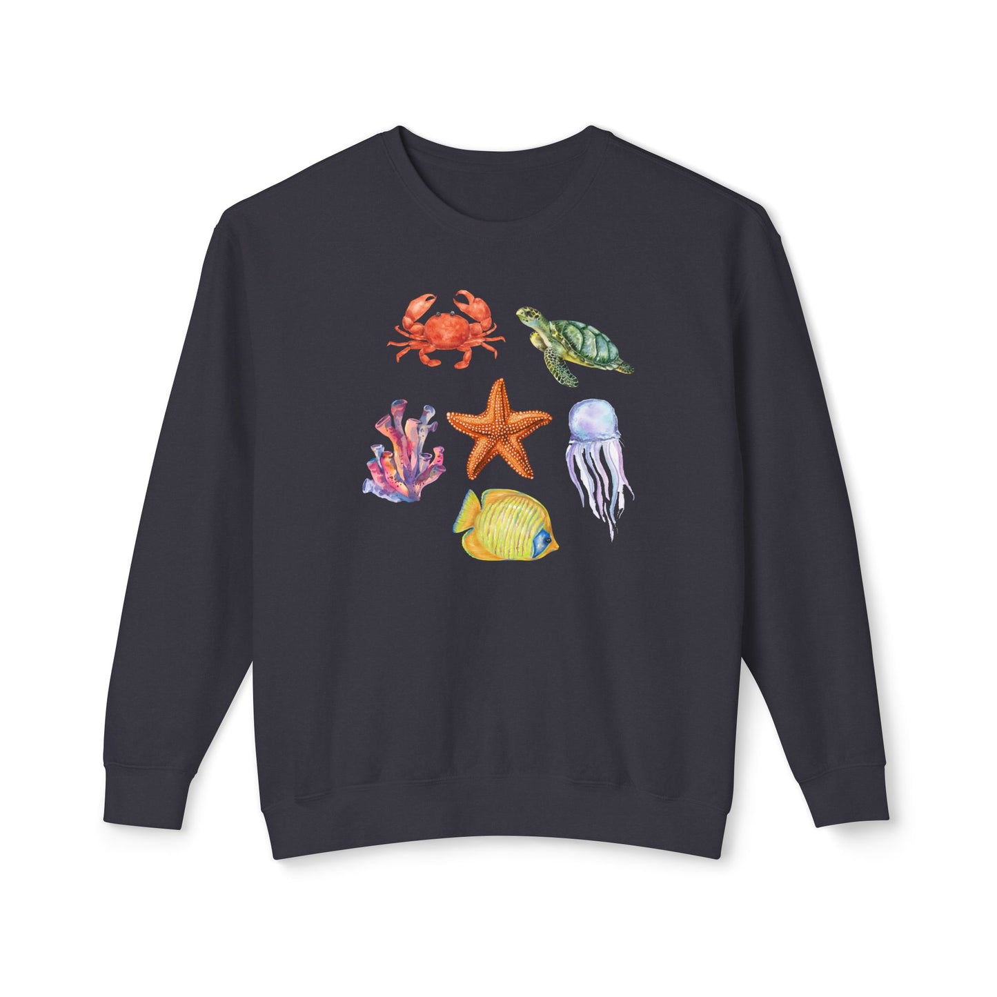 Ocean Creatures Comfort Colors Sweatshirt