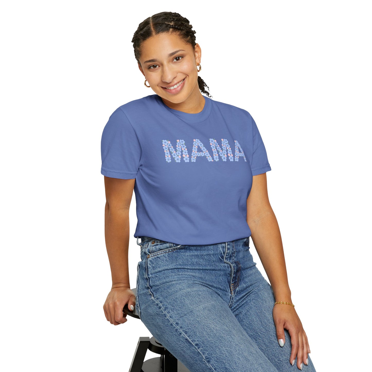 Mama Floral Comfort Colors Tee