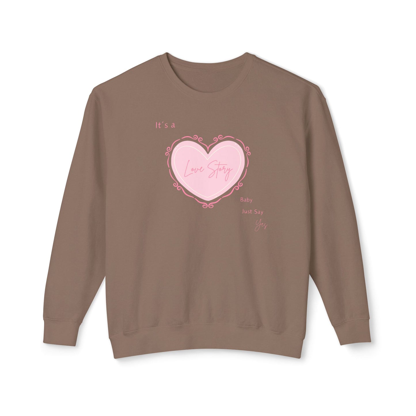 Love Story Coquette Comfort Colors Sweatshirt