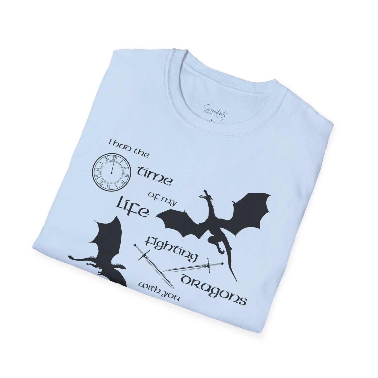 Fighting Dragons With You Soft Style Tee