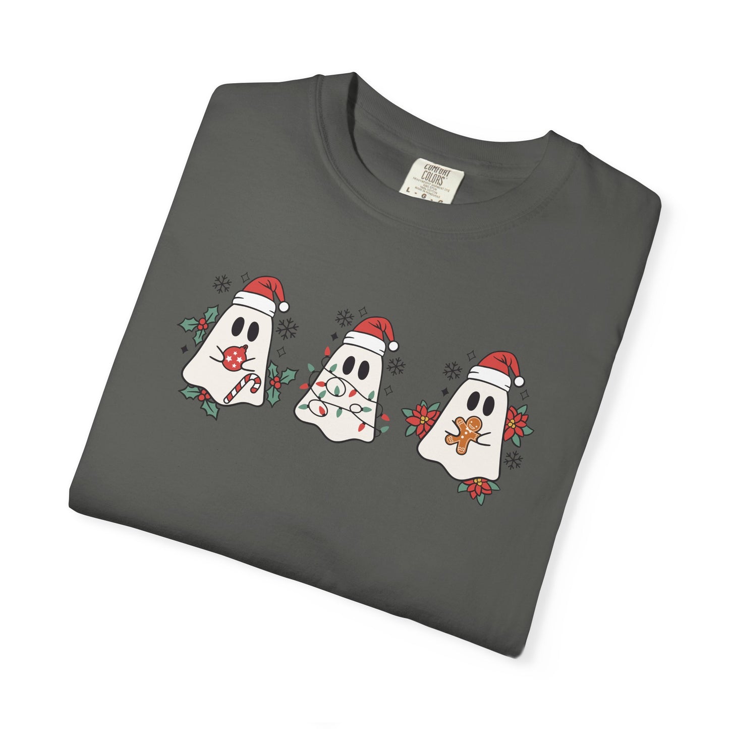 Christmas Ghosties Comfort Colors Tee