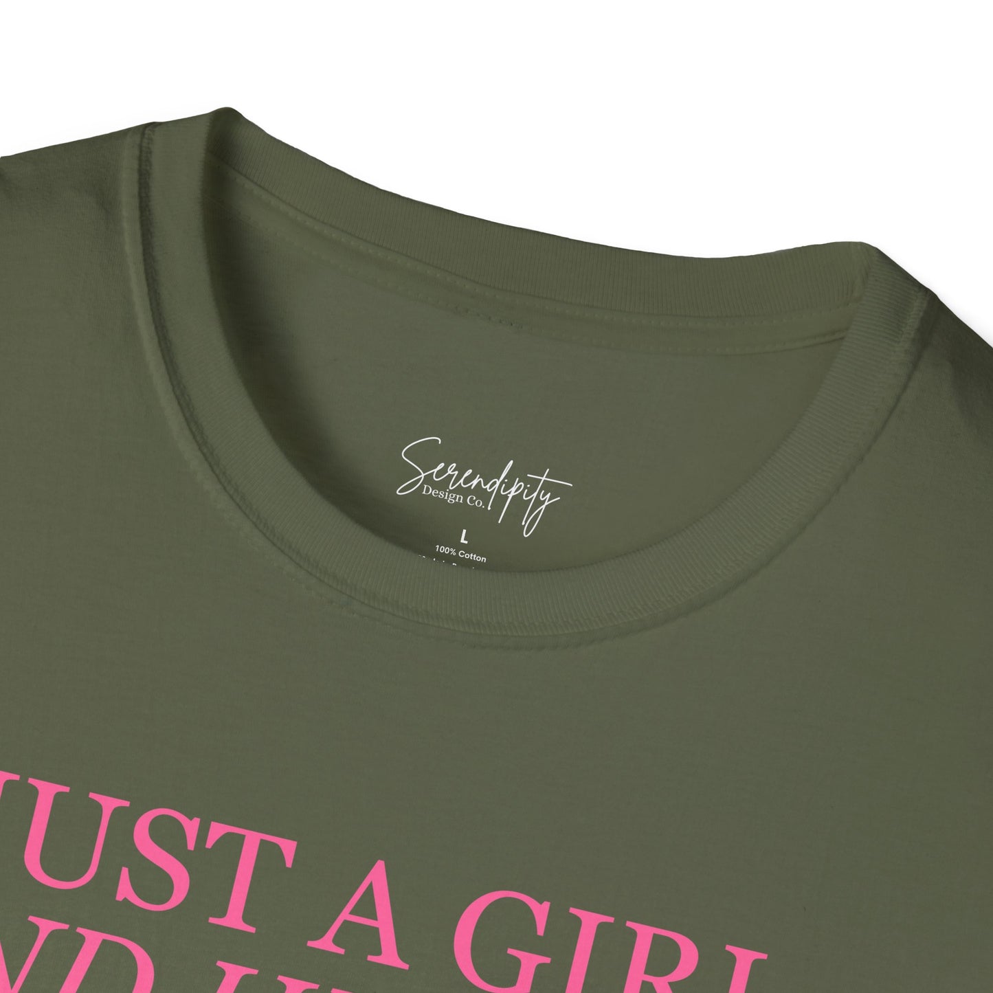 Just a Girl and Her Dog Soft Style Tee