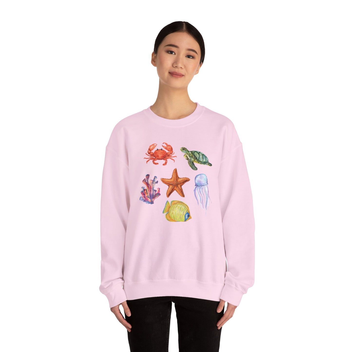 Ocean Creatures Crewneck Sweatshirt