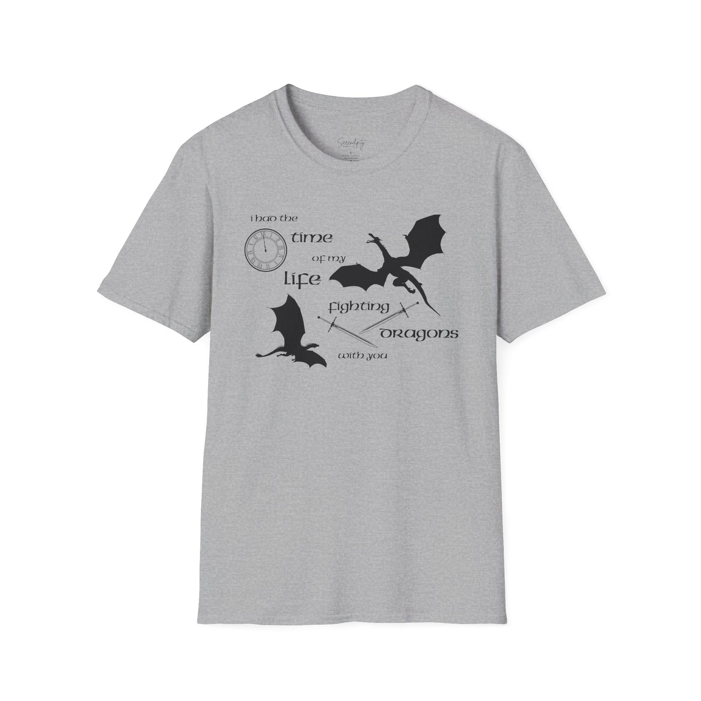 Fighting Dragons With You Soft Style Tee