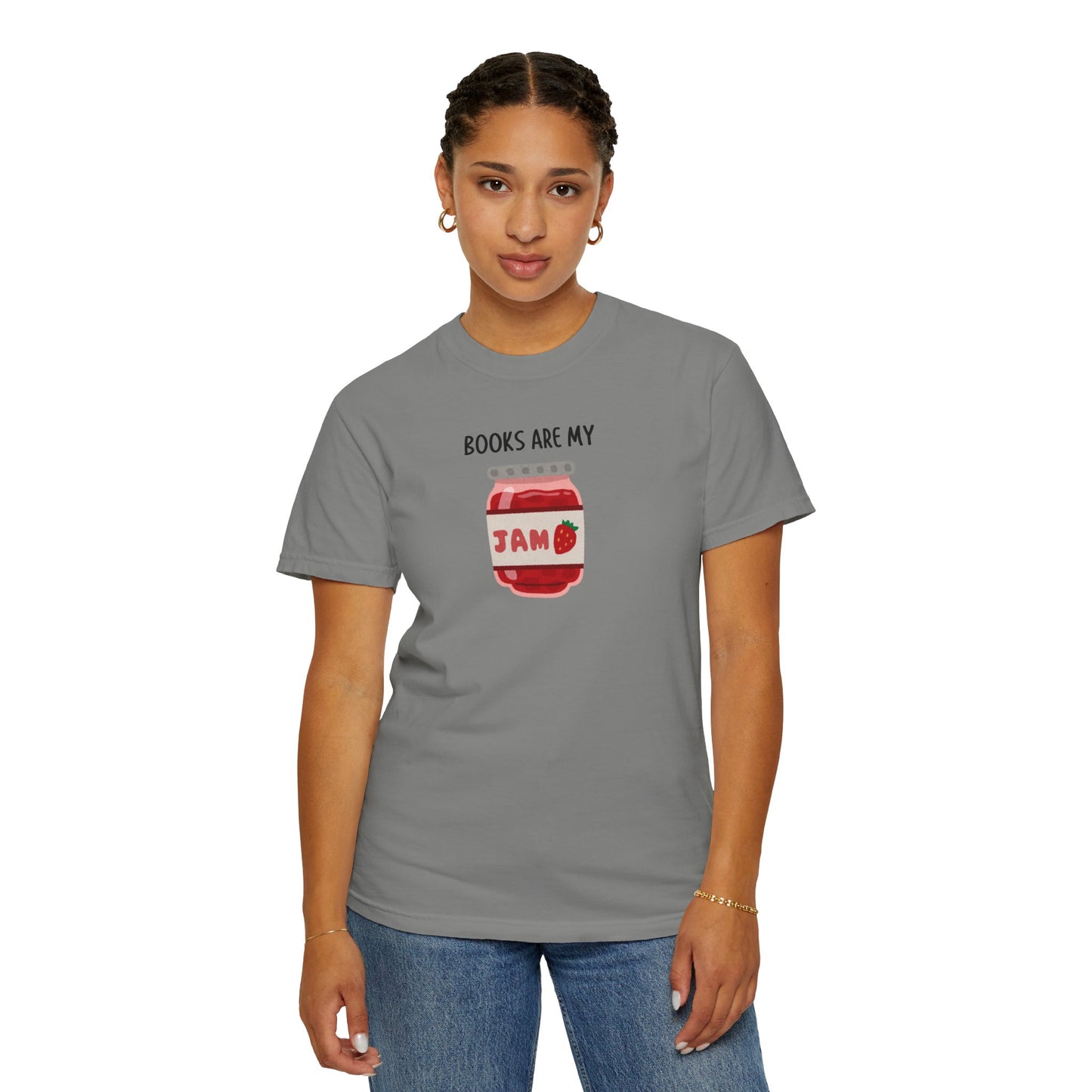 Books Are My Jam Comfort Colors Tee