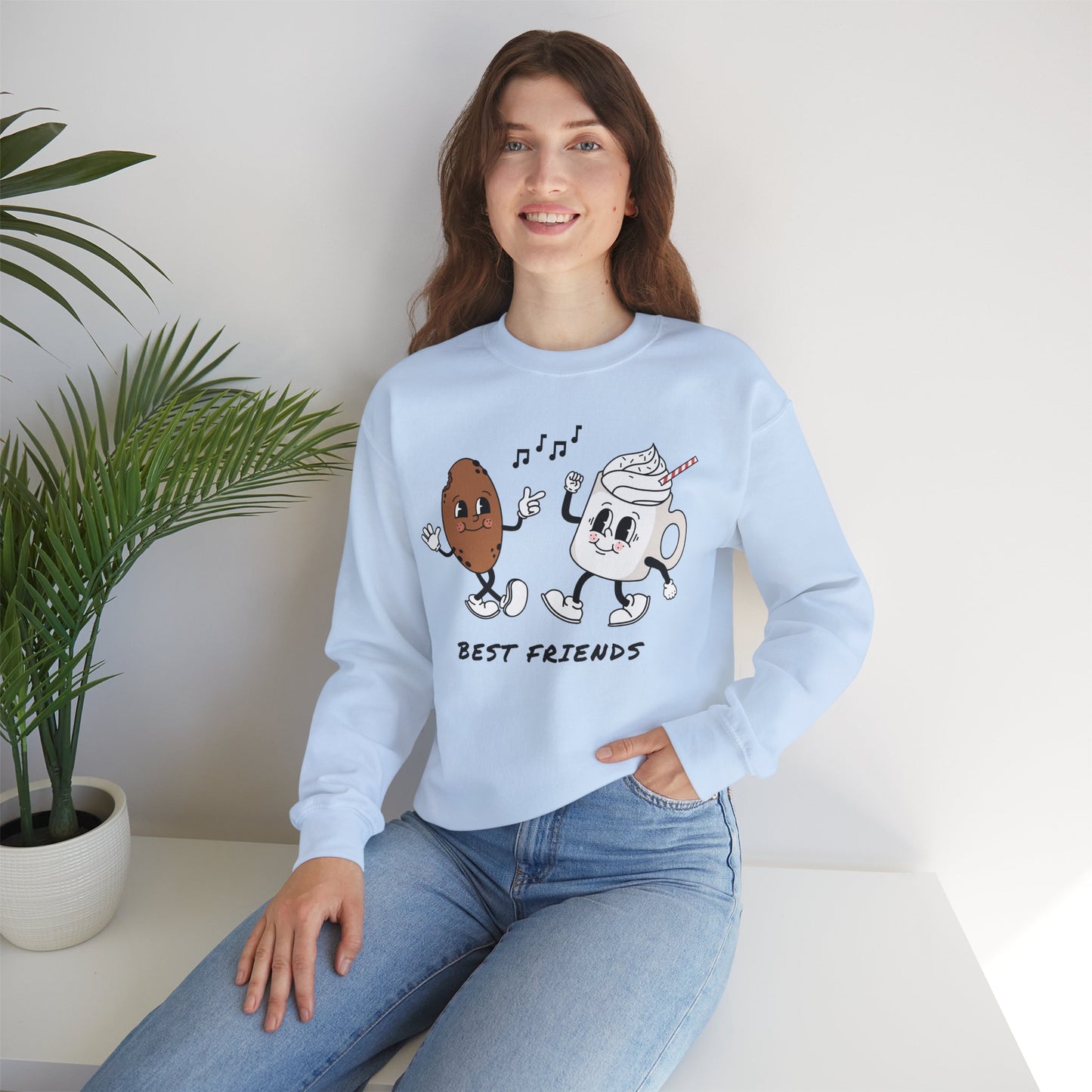 Milk & Cookies Best Friends Crewneck Sweatshirt