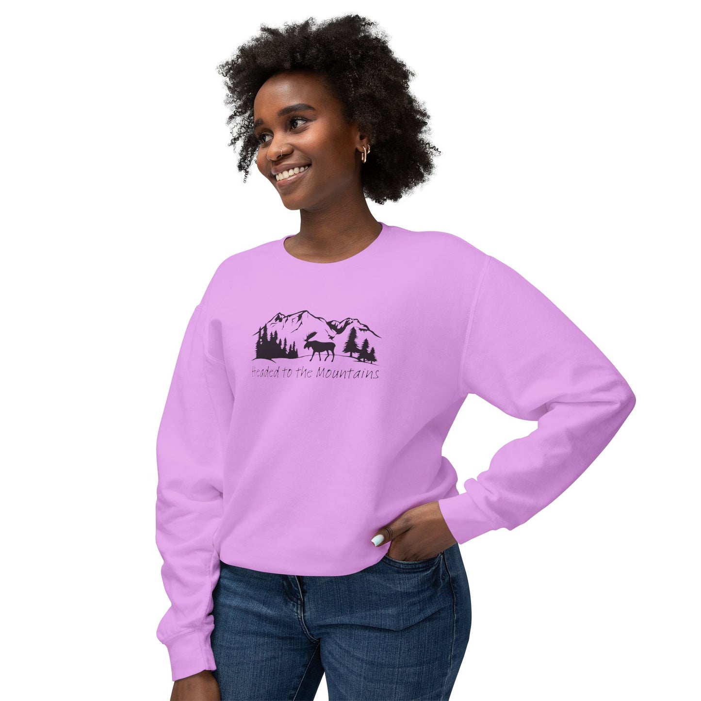 Headed to the Mountains Comfort Colors Sweatshirt