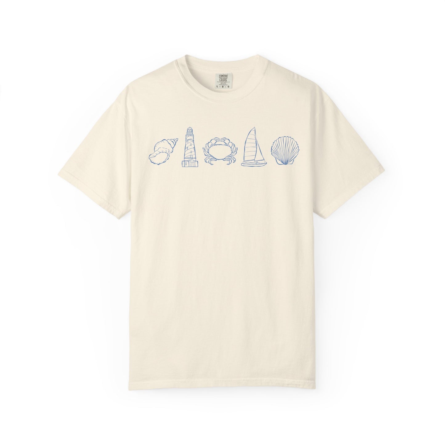 New England Aesthetic Comfort Colors Tee