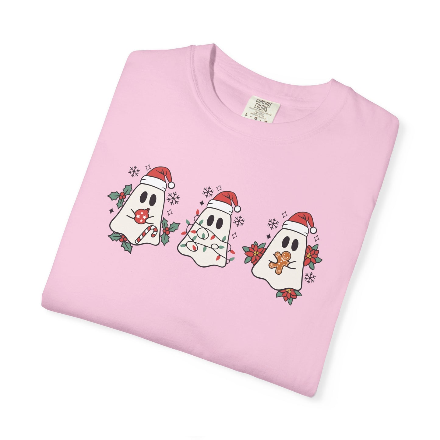 Christmas Ghosties Comfort Colors Tee