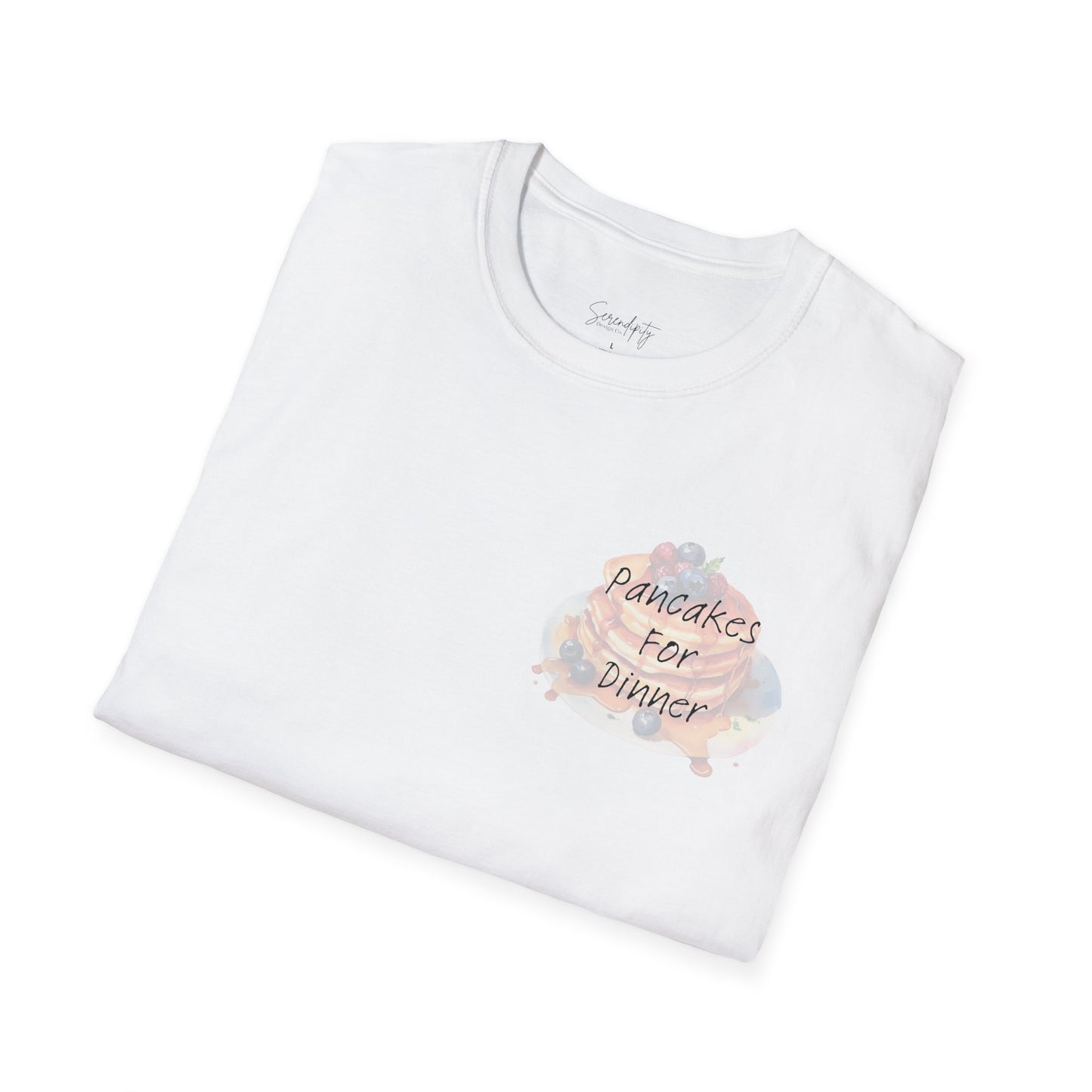 Pancakes for Dinner Soft Style Tee