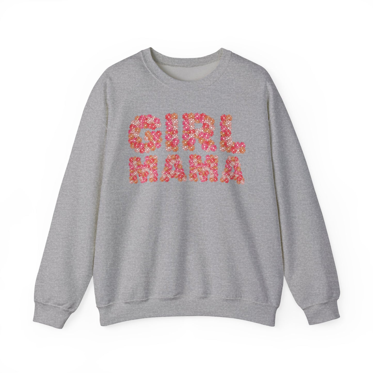 Girl Mama Floral Crewneck Sweatshirt