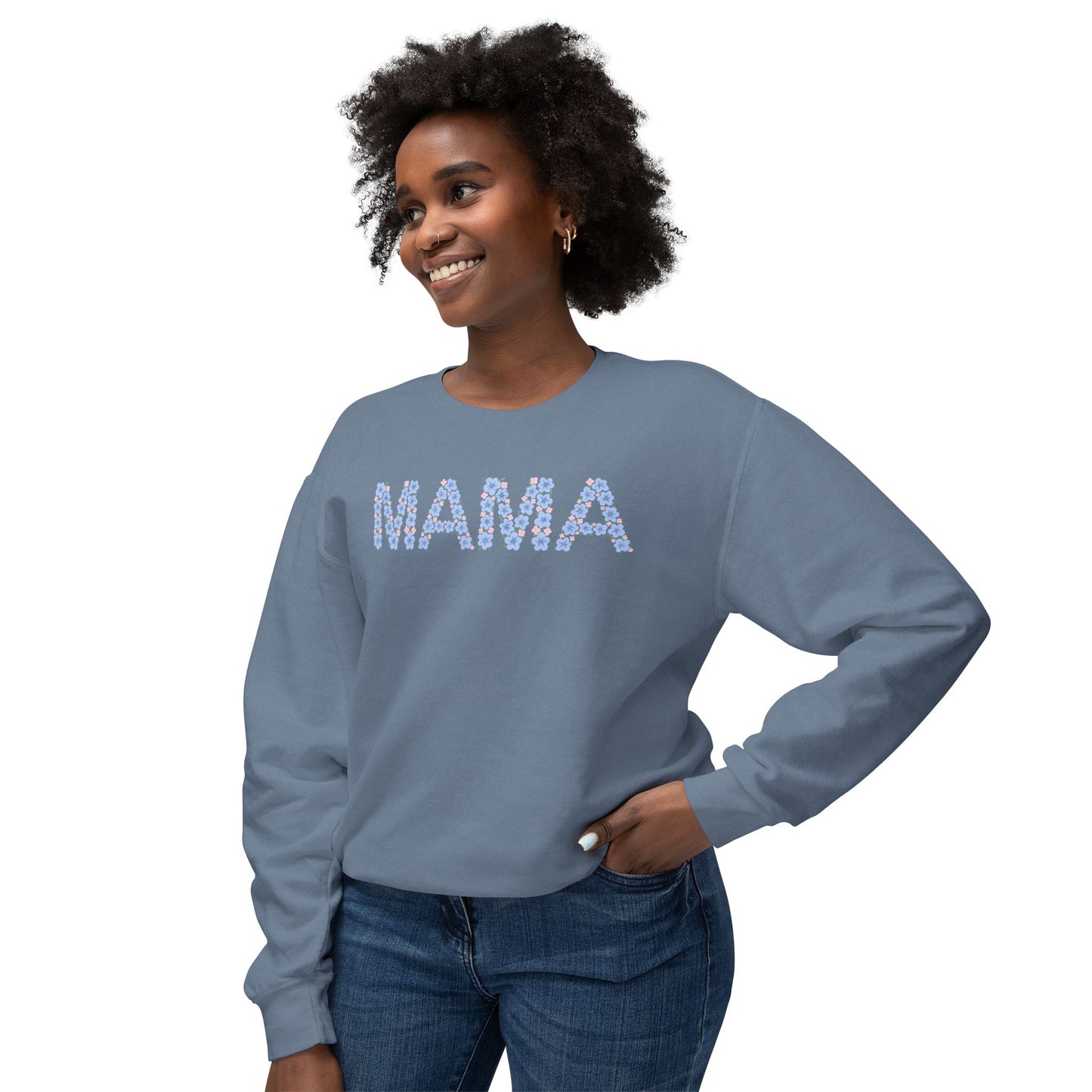 Mama Floral Comfort Colors Sweatshirt