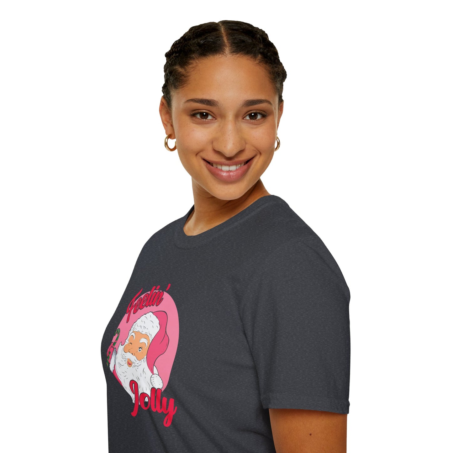 Feelin' Jolly Santa Soft Style Tee