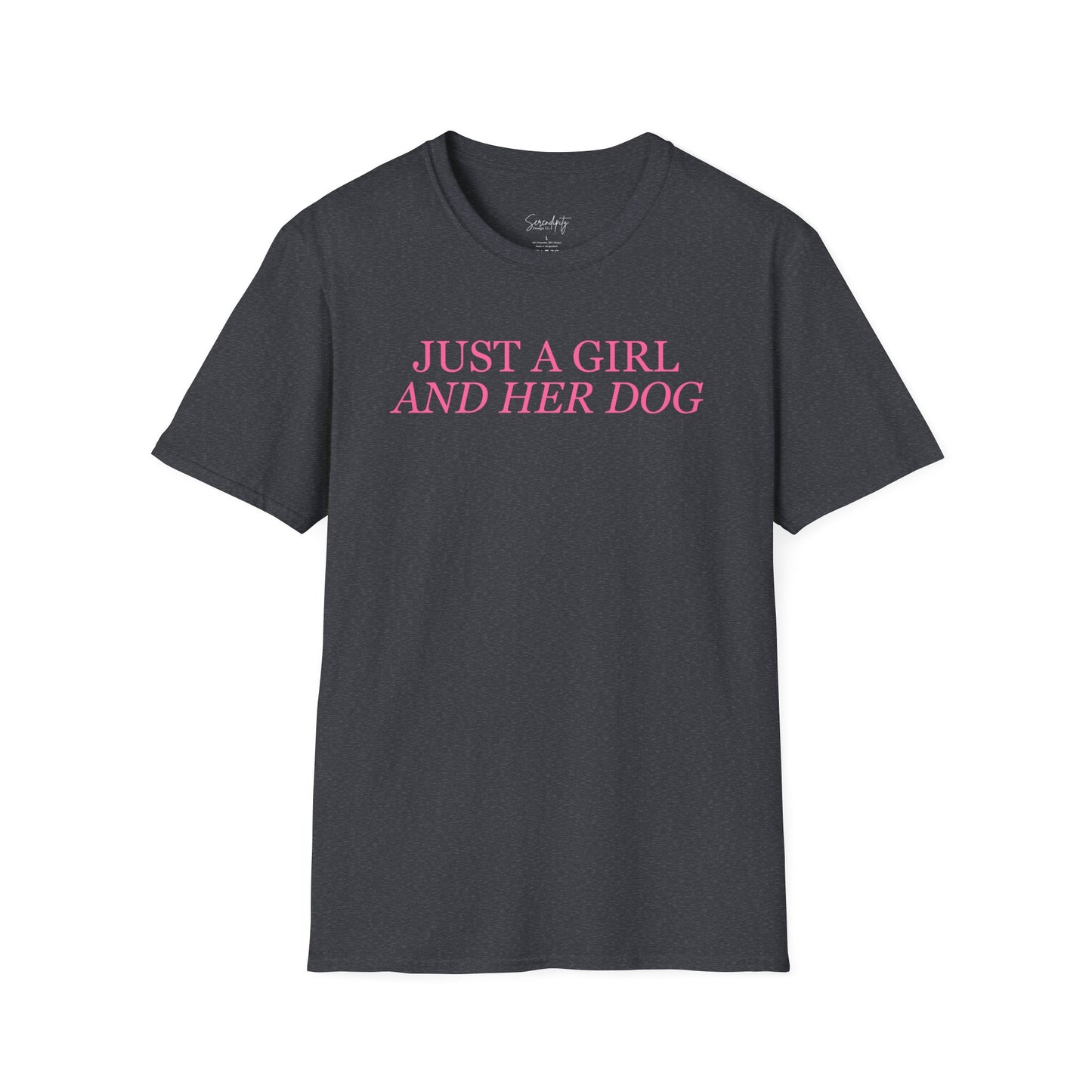 Just a Girl and Her Dog Soft Style Tee