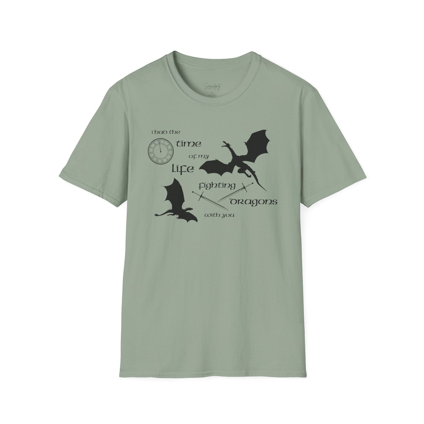 Fighting Dragons With You Soft Style Tee
