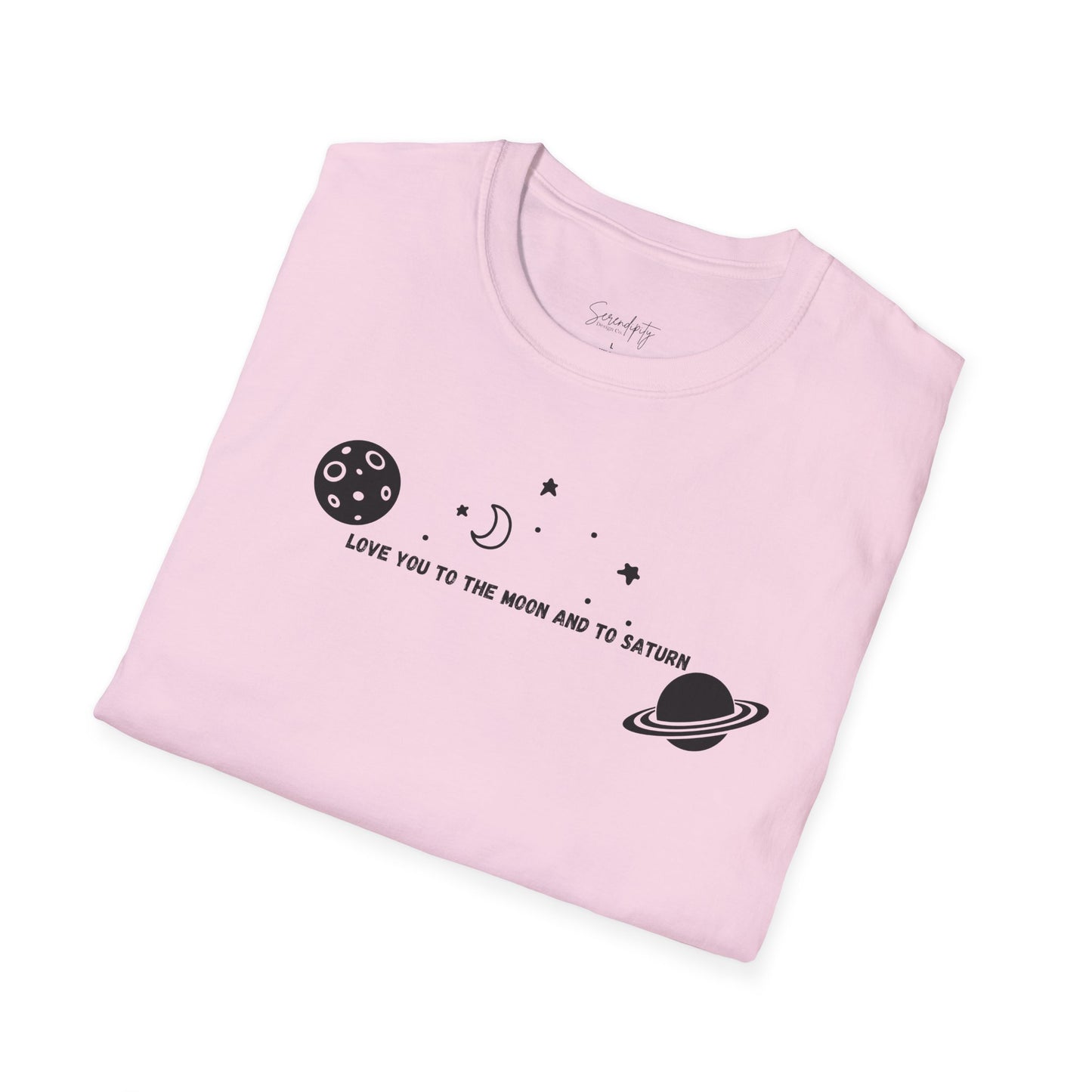 Love You to the Moon and to Saturn Soft Style Tee