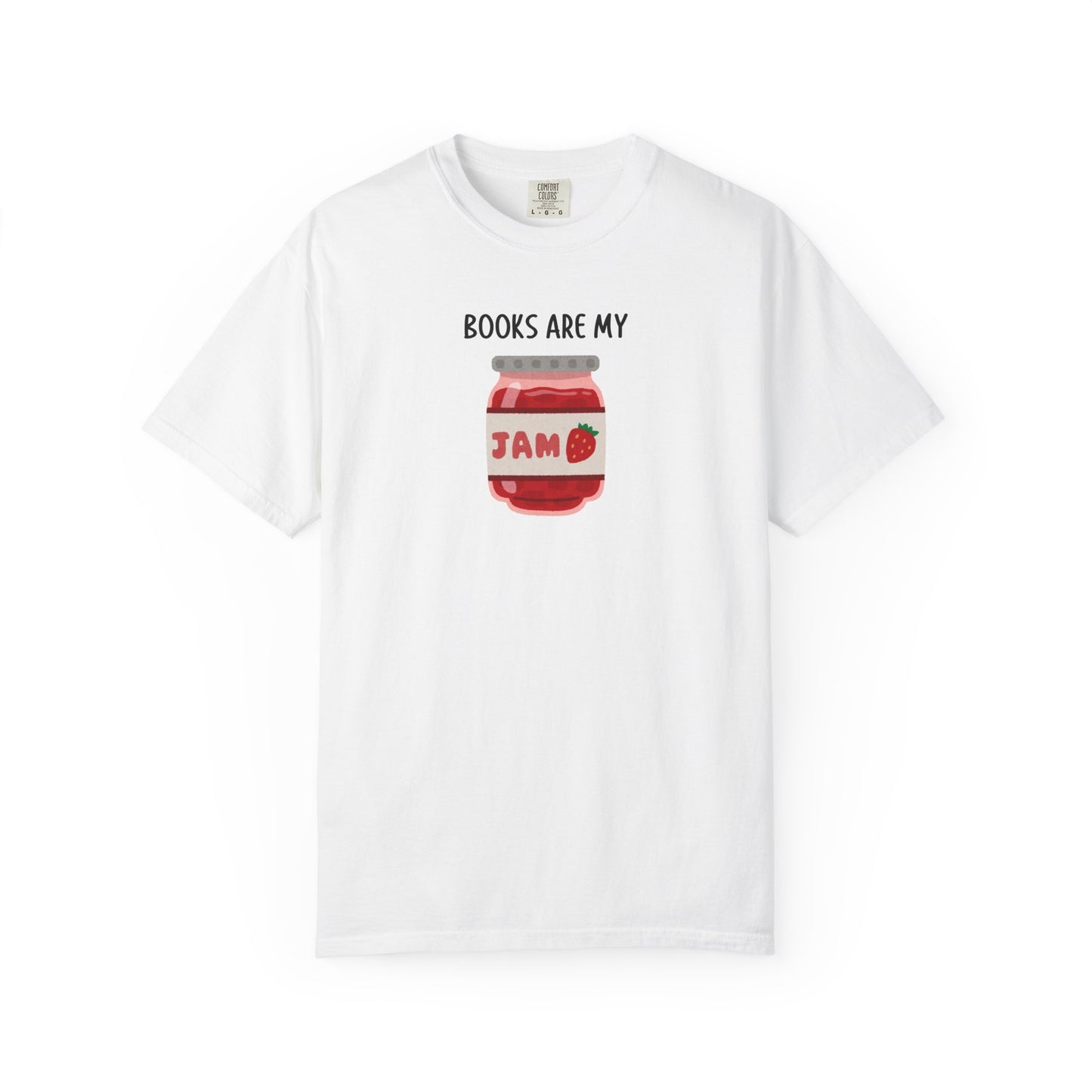 Books Are My Jam Comfort Colors Tee