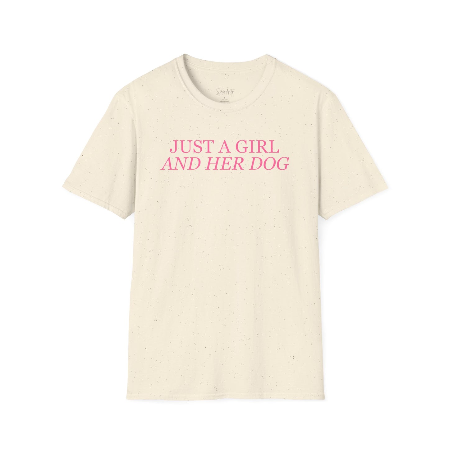 Just a Girl and Her Dog Soft Style Tee