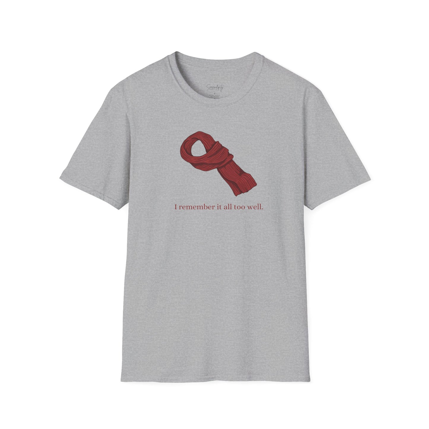 Red Scarf Soft Style Tee