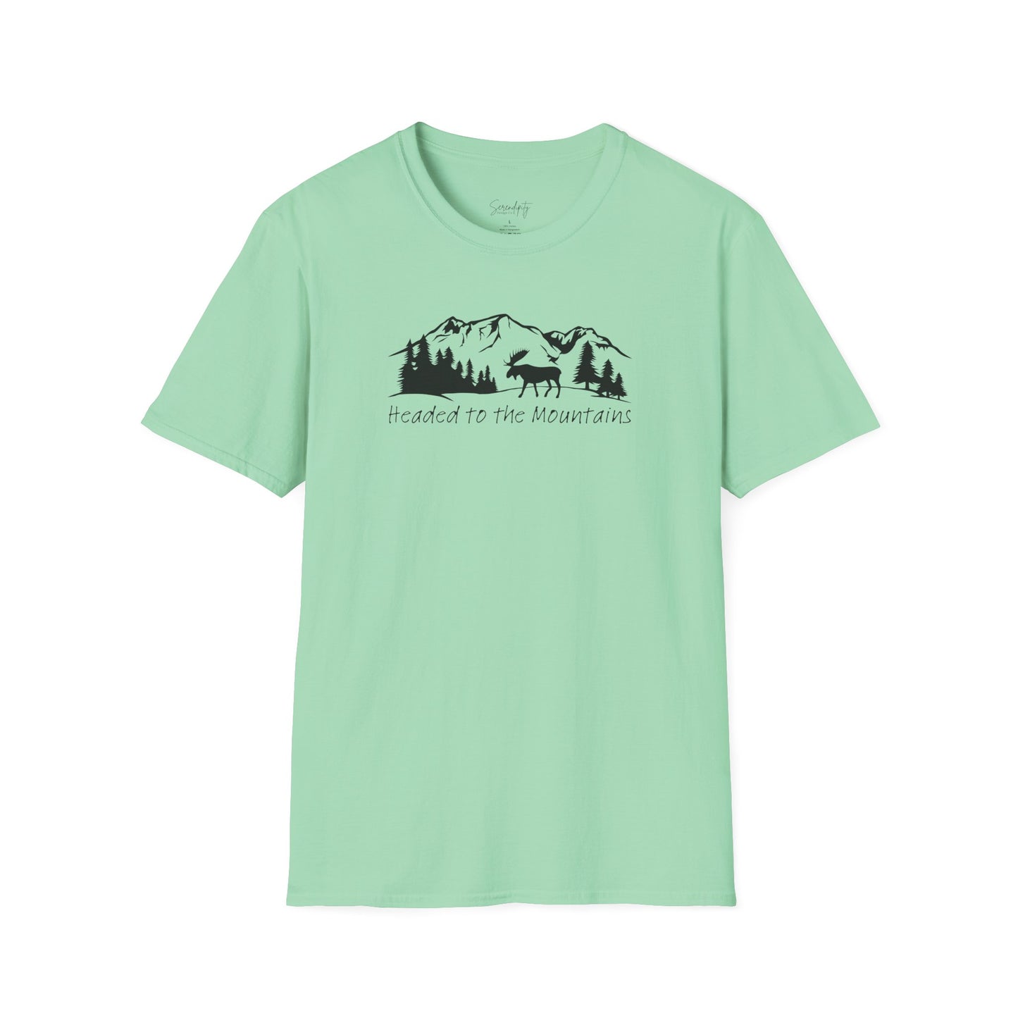 Headed to the Mountains Soft Style Tee