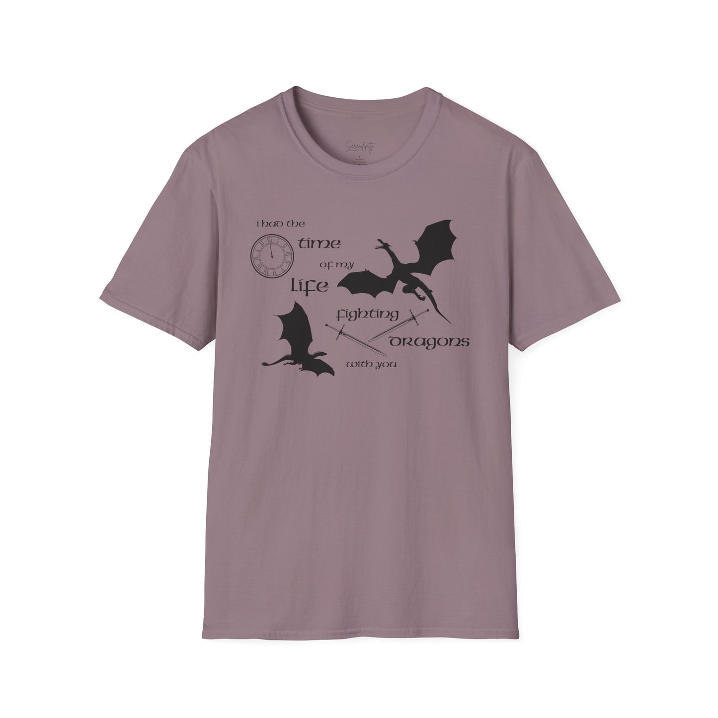Fighting Dragons With You Soft Style Tee