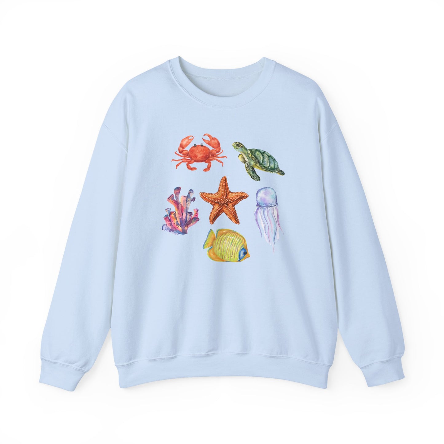 Ocean Creatures Crewneck Sweatshirt