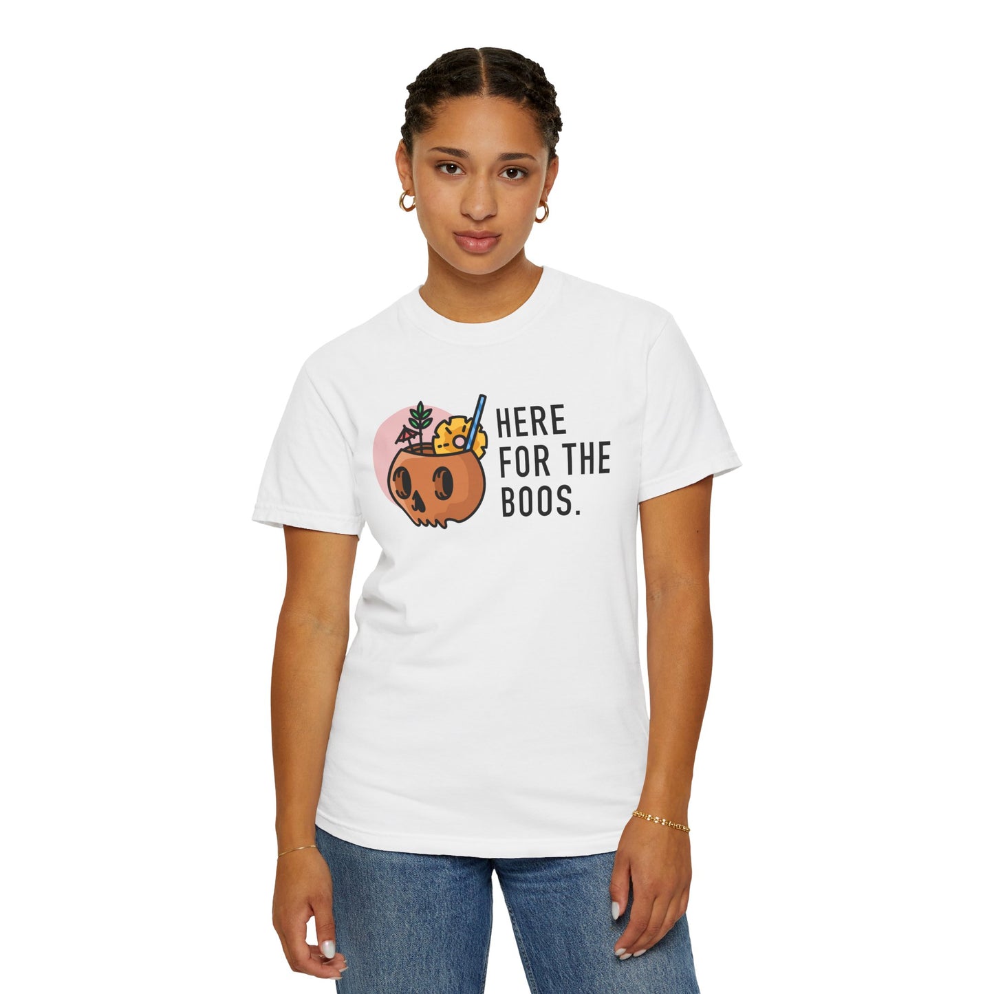 Here For The Boos Comfort Colors Tee