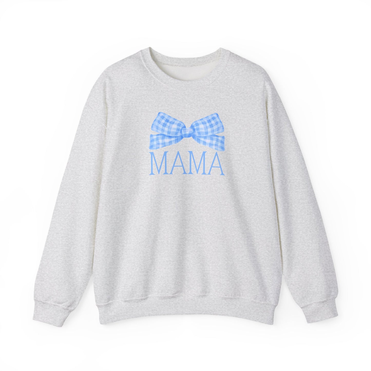 Blue Mama Bow Crewneck Sweatshirt
