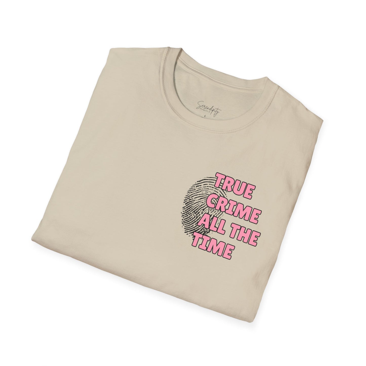 True Crime All The Time Soft Style Tee