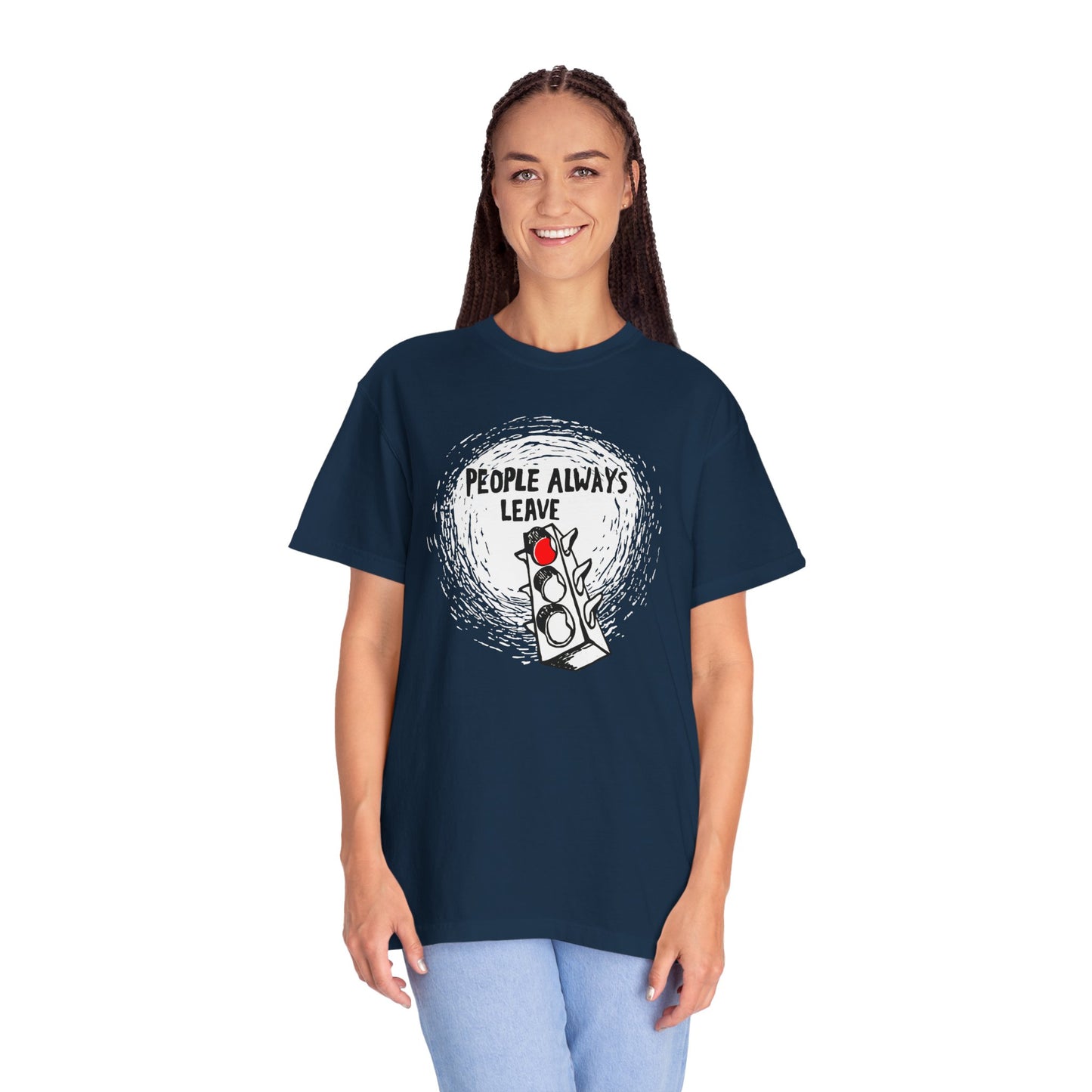 People Always Leave Comfort Colors Tee