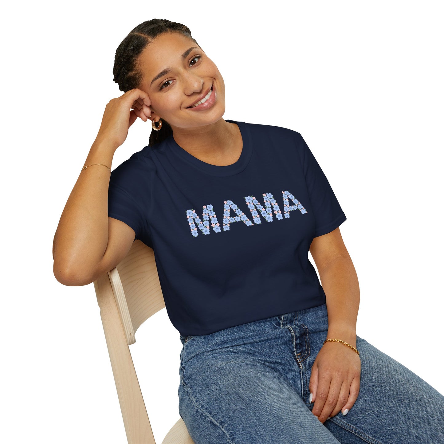 Mama Floral Soft Style Tee