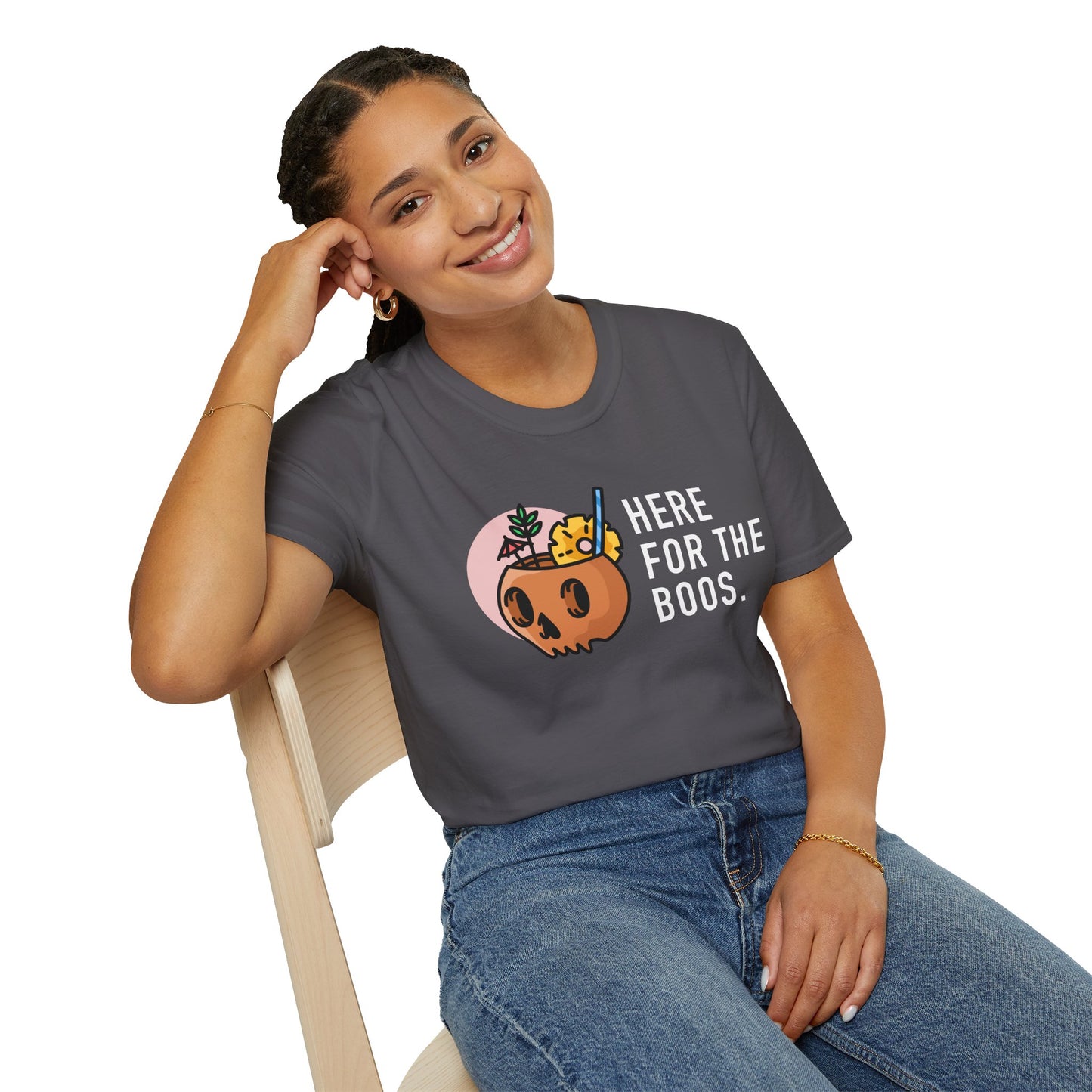 Here For The Boos Soft Style Tee