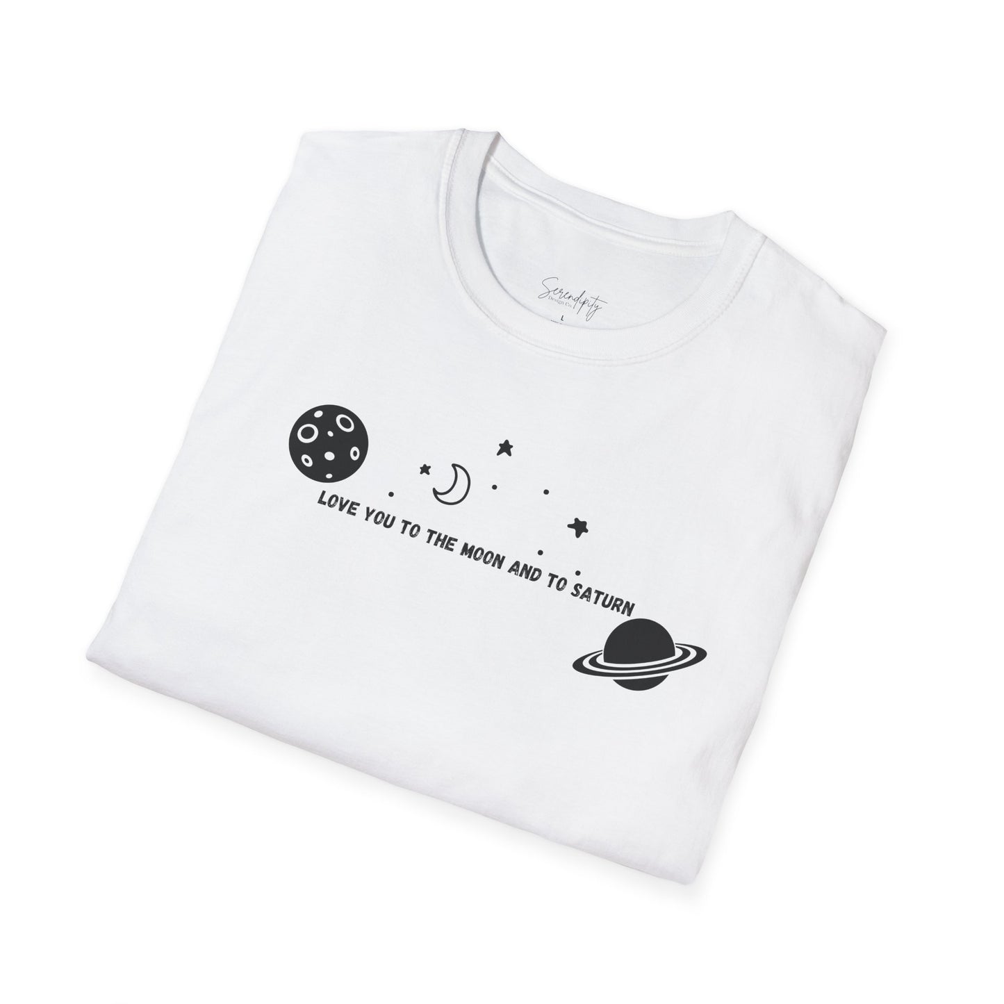 Love You to the Moon and to Saturn Soft Style Tee