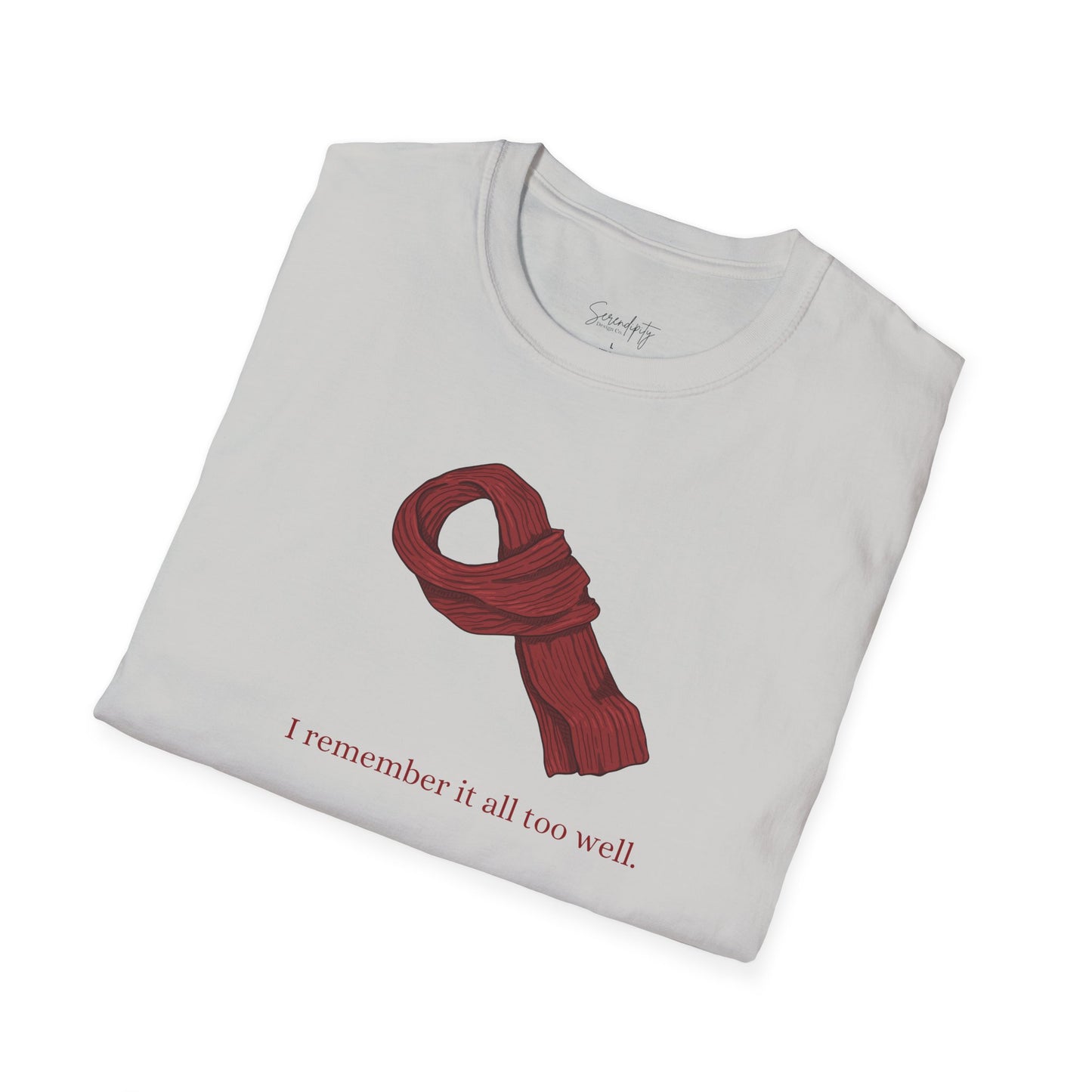 Red Scarf Soft Style Tee