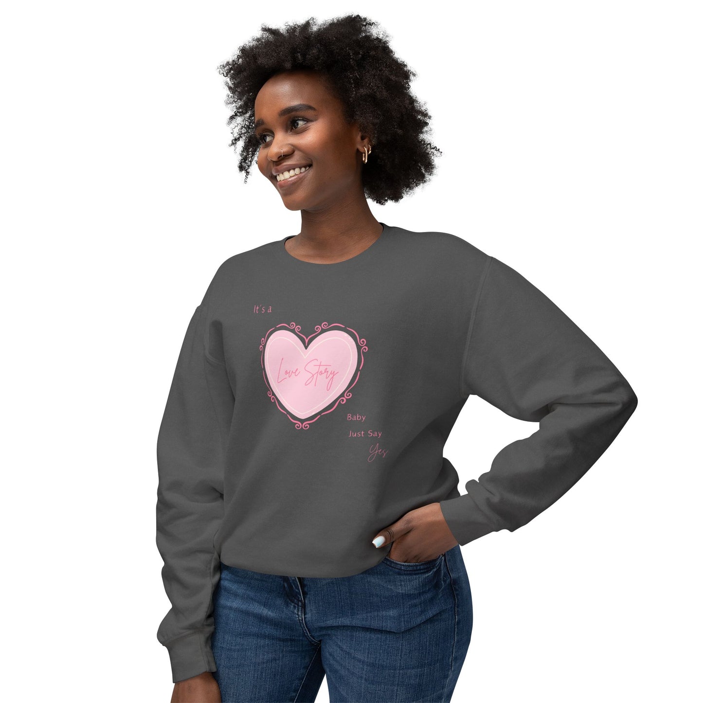 Love Story Coquette Comfort Colors Sweatshirt