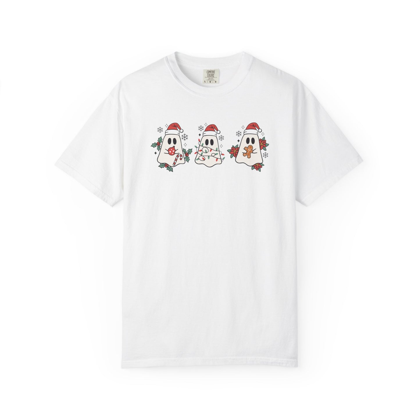 Christmas Ghosties Comfort Colors Tee