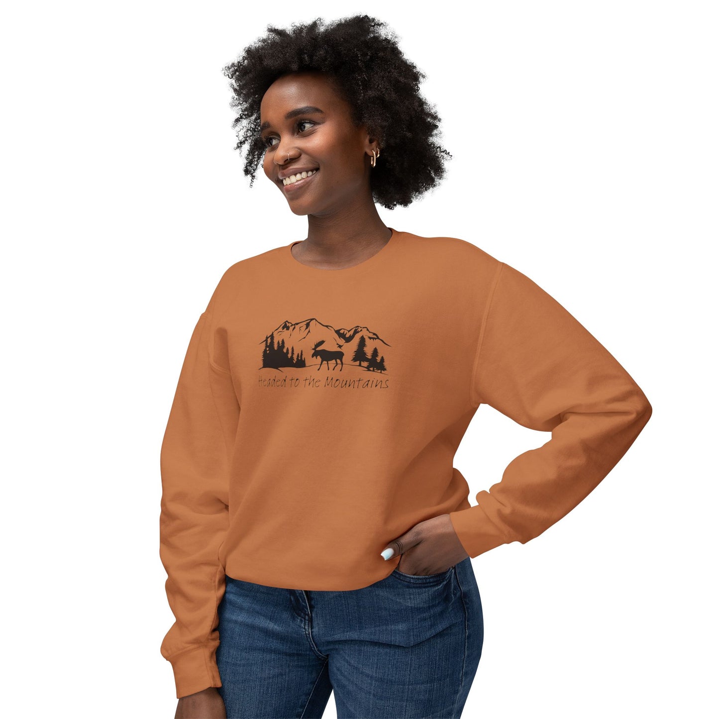 Headed to the Mountains Comfort Colors Sweatshirt