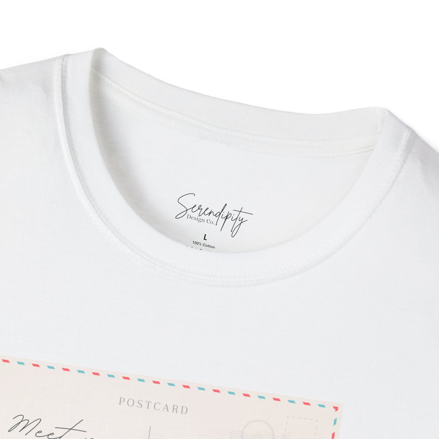 August Postcard Soft Style Tee