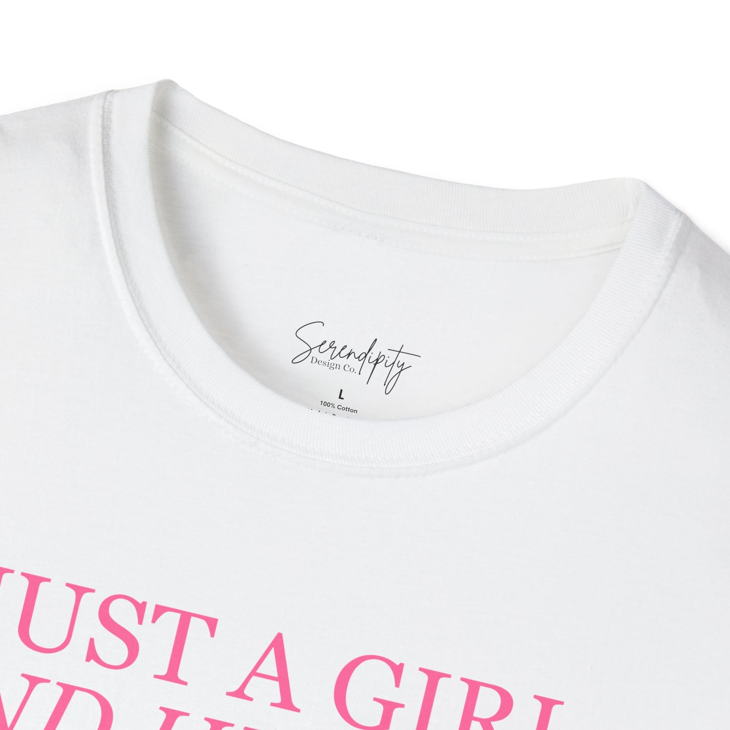 Just a Girl and Her Dog Soft Style Tee