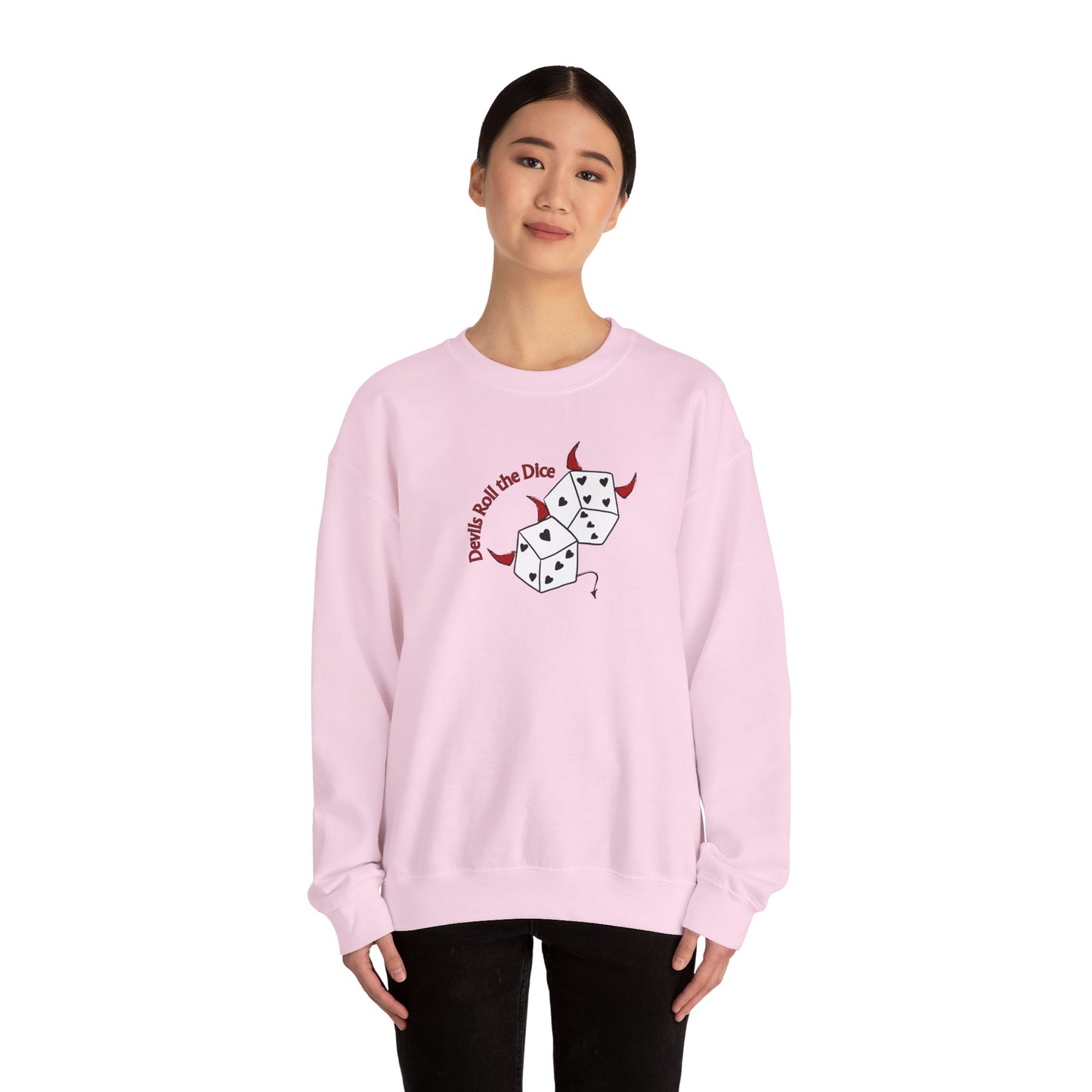 Devils Roll The Dice Crewneck Sweatshirt