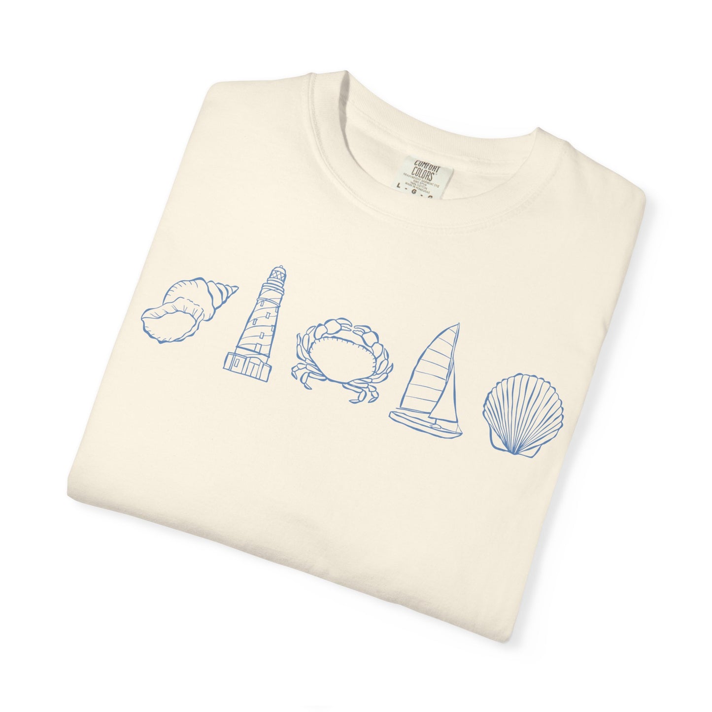 New England Aesthetic Comfort Colors Tee