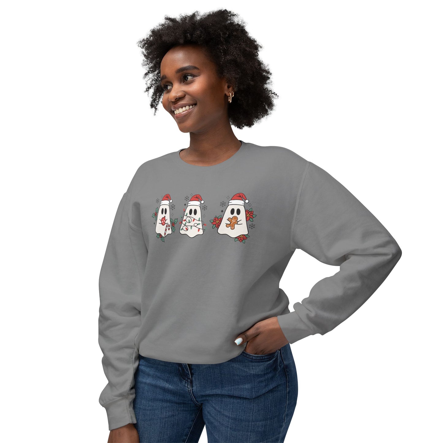 Christmas Ghosties Comfort Colors Sweatshirt