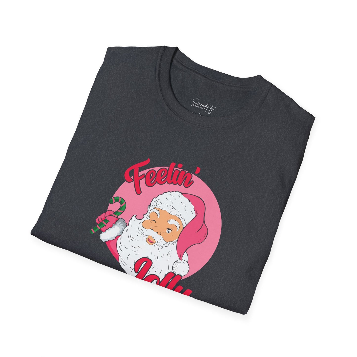 Feelin' Jolly Santa Soft Style Tee
