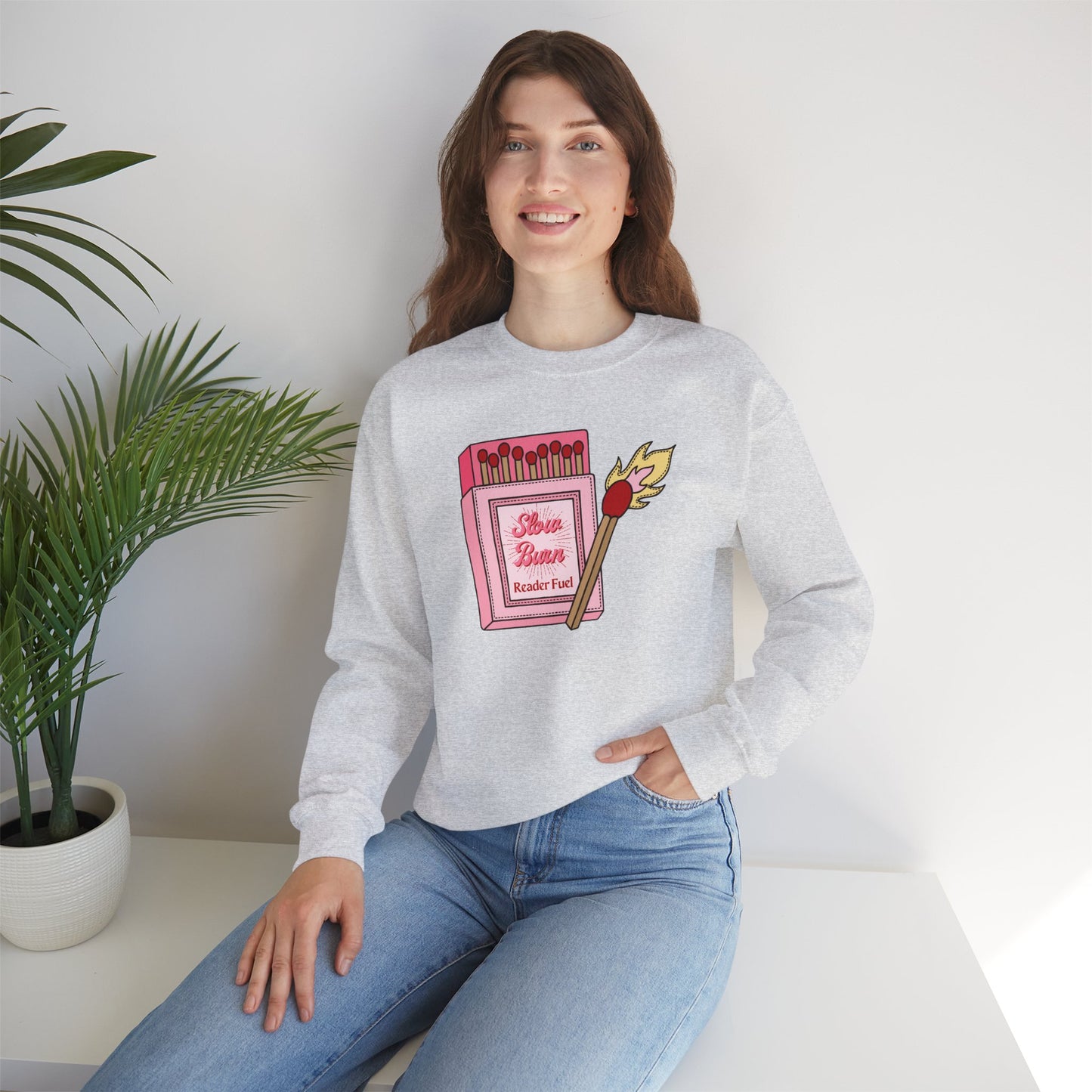 Slow Burn Matches Crewneck Sweatshirt