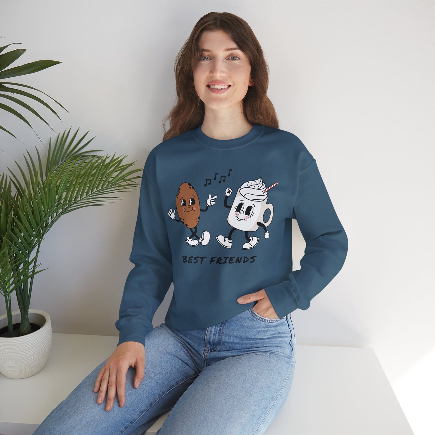Milk & Cookies Best Friends Crewneck Sweatshirt