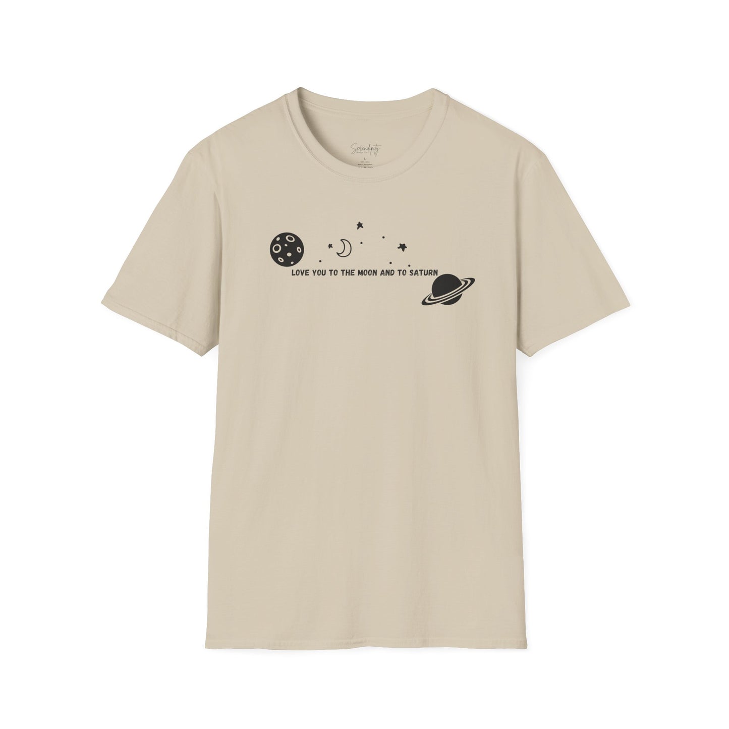 Love You to the Moon and to Saturn Soft Style Tee