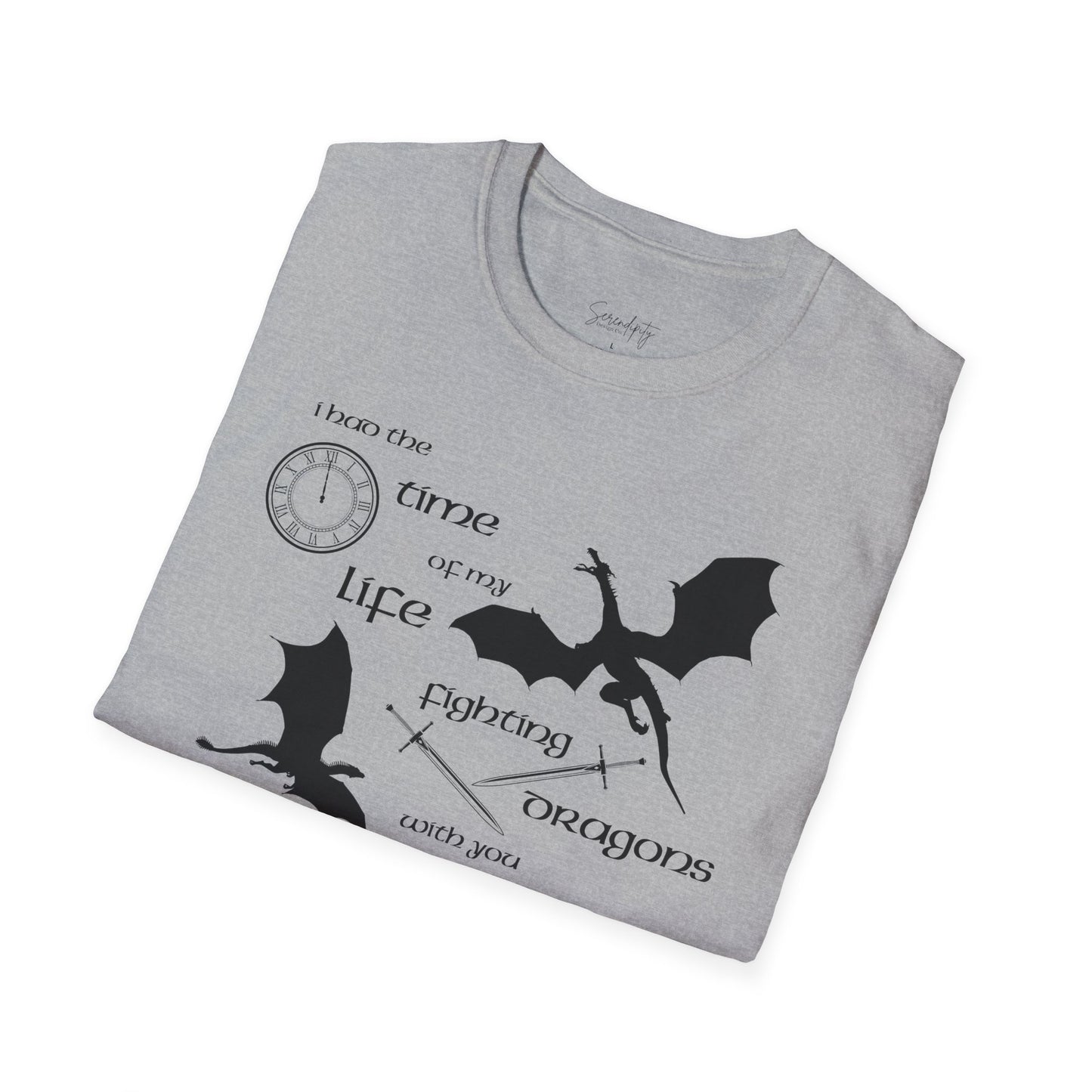 Fighting Dragons With You Soft Style Tee