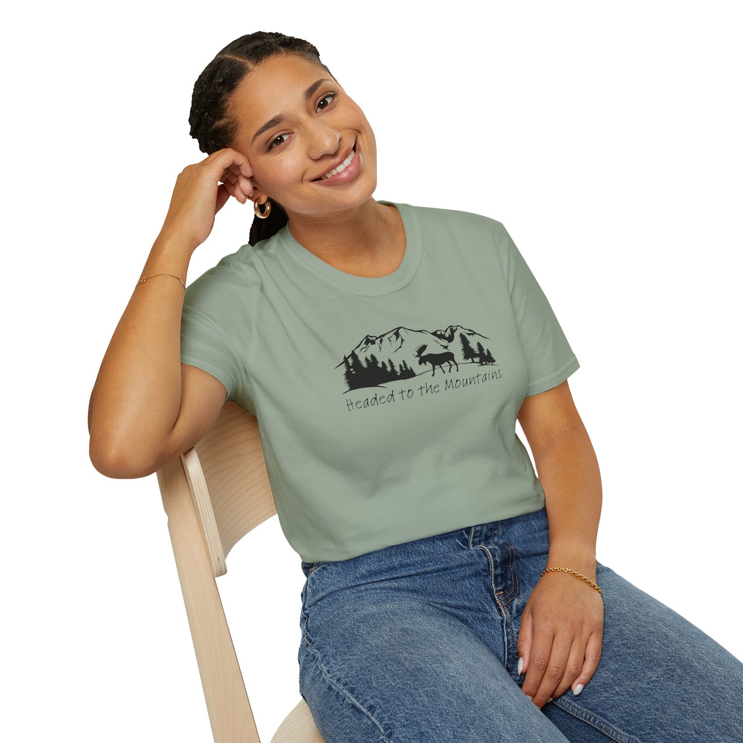 Headed to the Mountains Soft Style Tee
