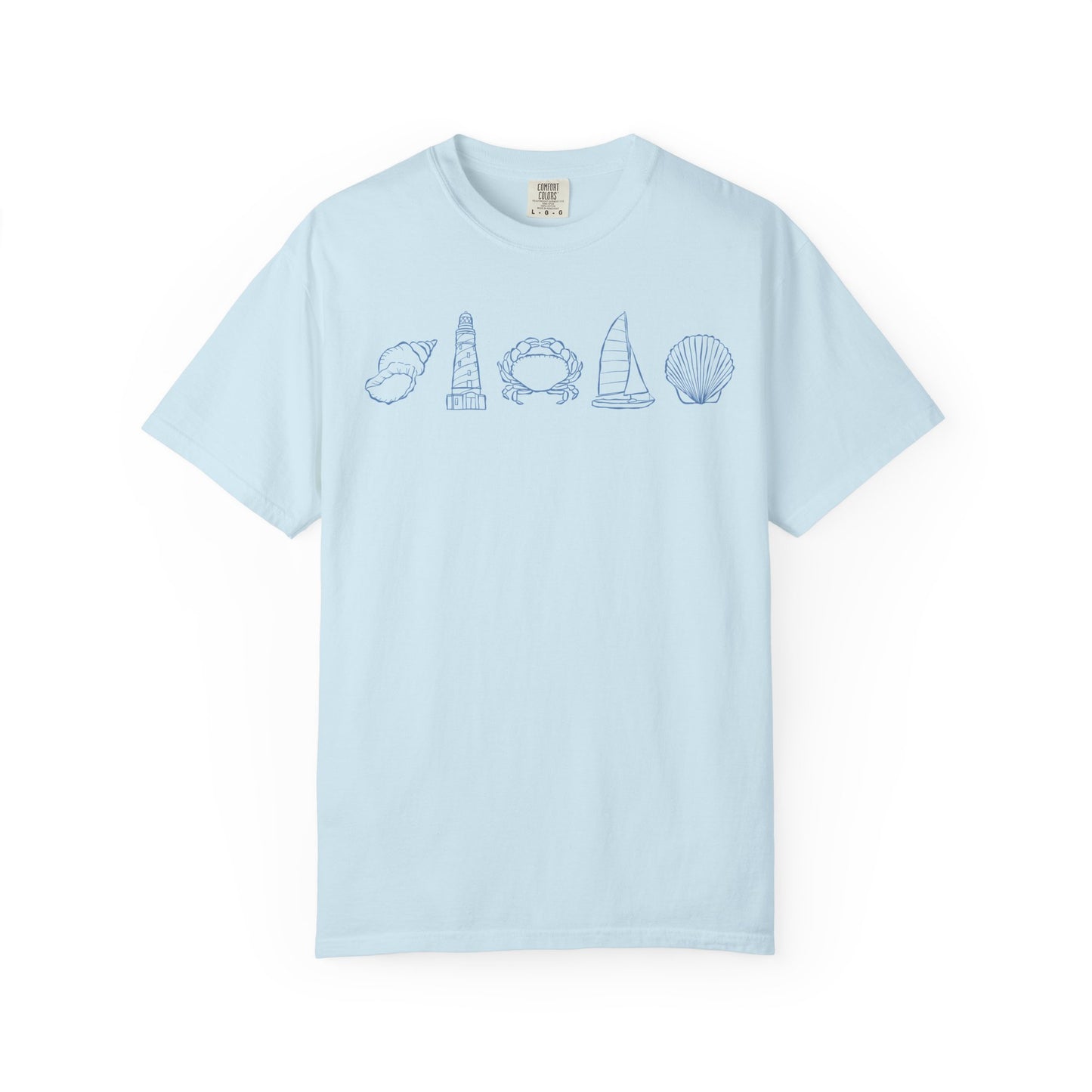 New England Aesthetic Comfort Colors Tee