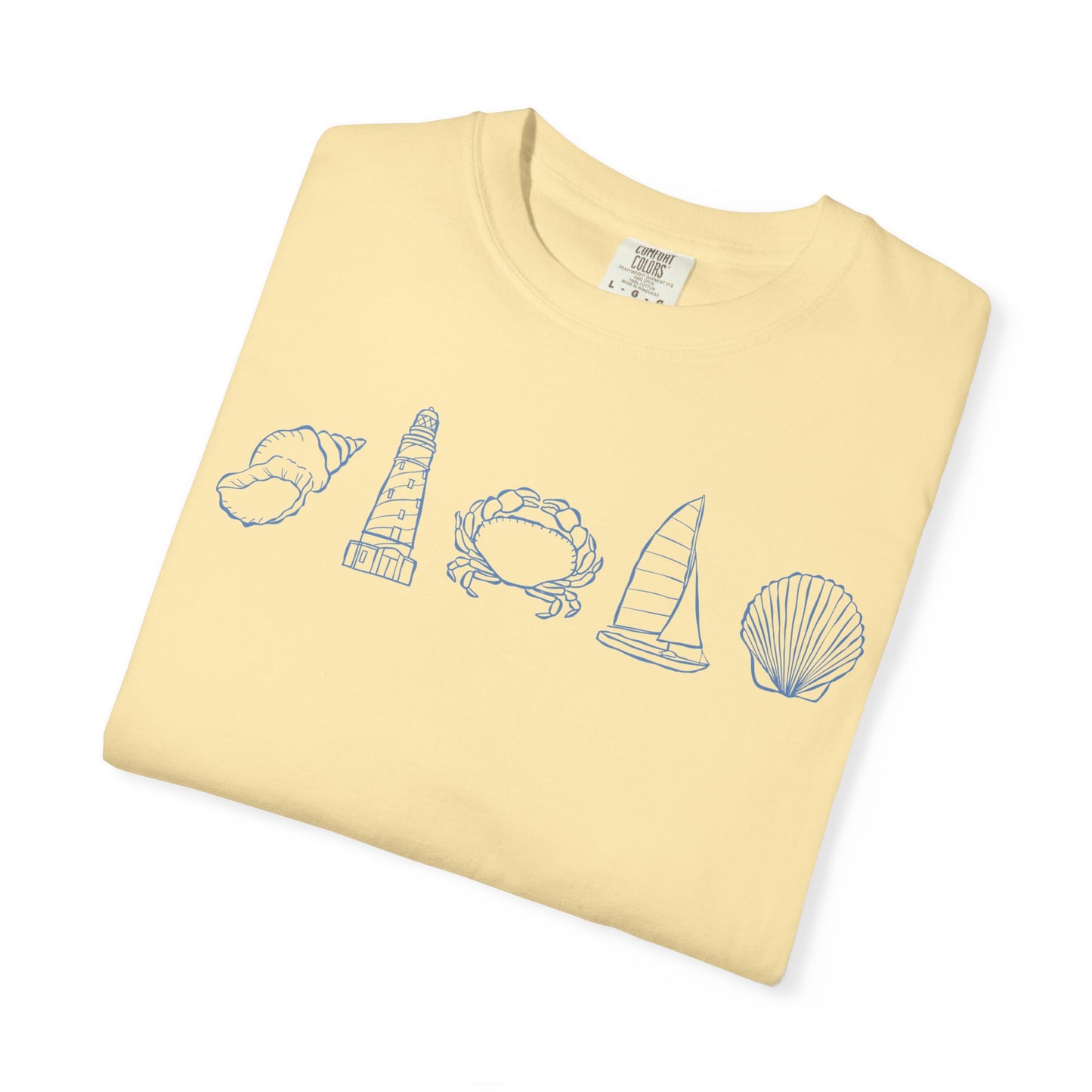 New England Aesthetic Comfort Colors Tee